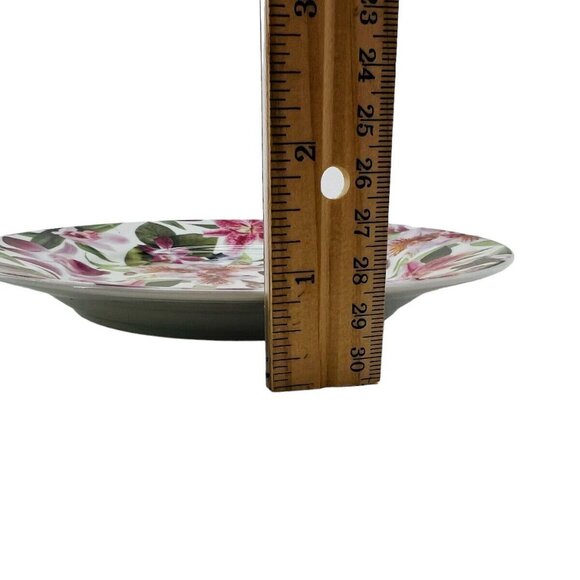 Baum Bros. Lily Chintz Collection Floral Plate 8.5" Porcelain - Picture 6 of 6